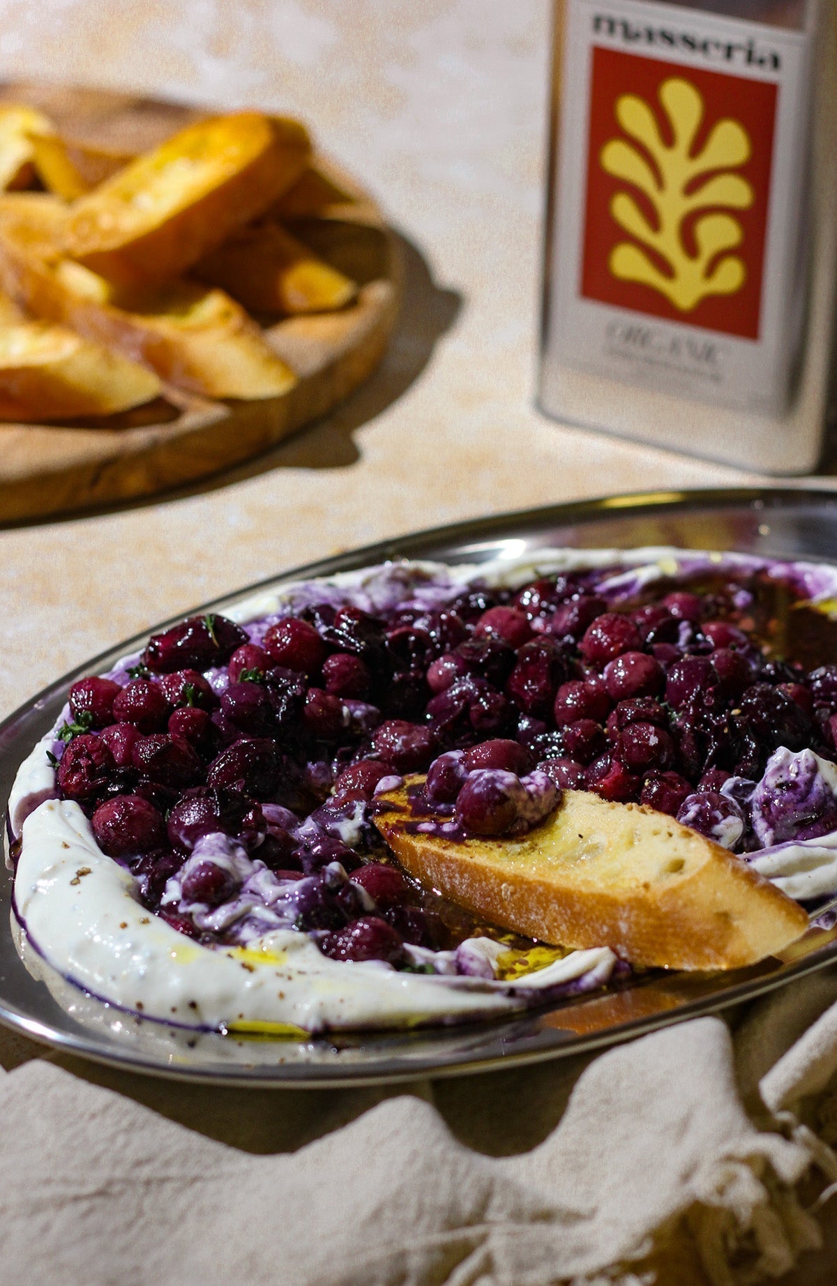 Whipped Ricotta Crostini