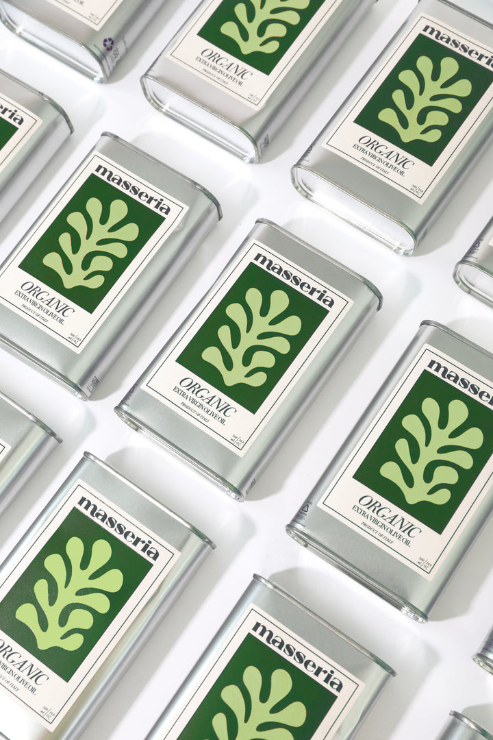 Masseria Subscription Bundle 4 x 500mL Tins Premium Organic Extra Virgin Olive Oil