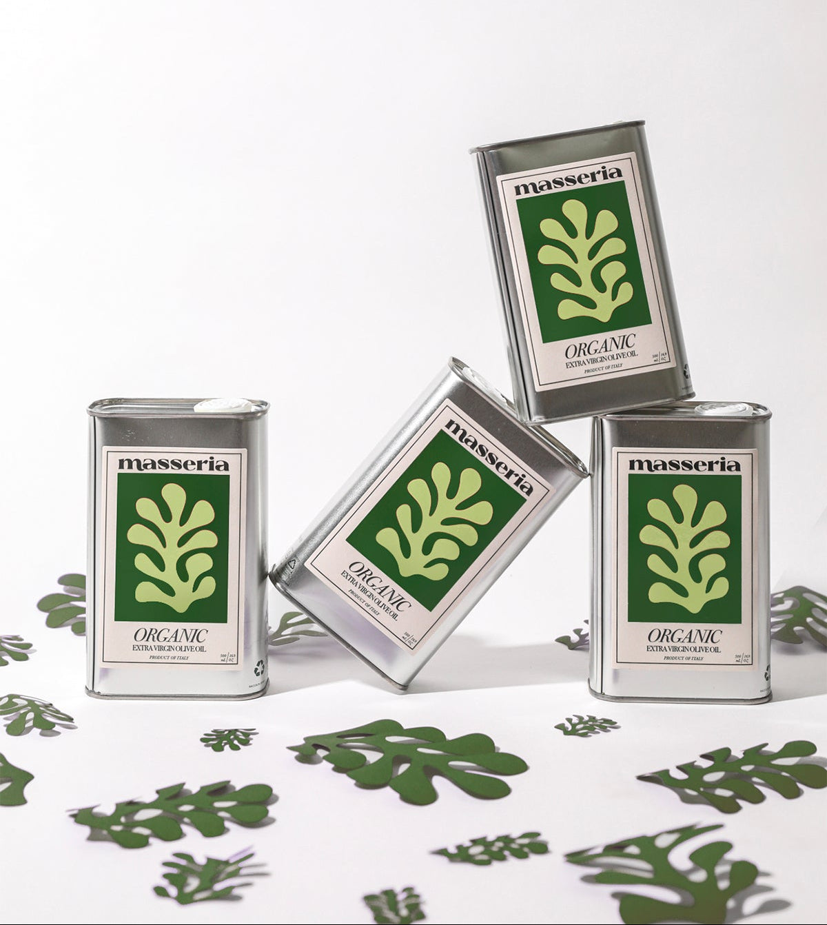 Masseria Subscription Bundle 4 x 500mL Tins Premium Organic Extra Virgin Olive Oil